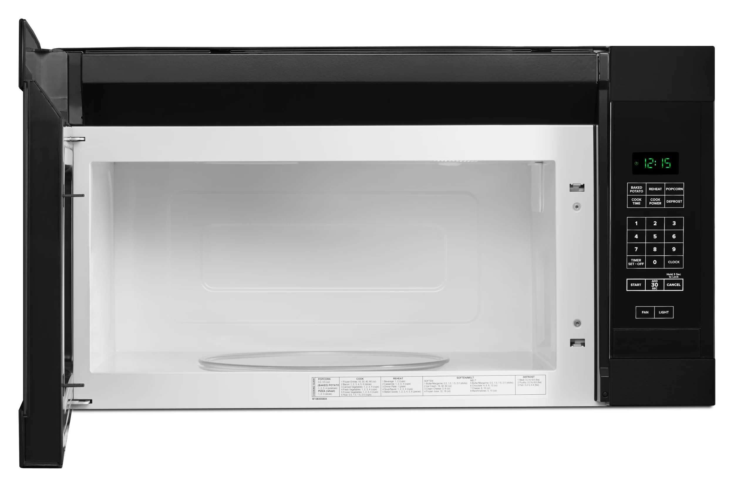 Amana® 1.6 Cu. Ft. Black On Stainless Over The Range Microwave 7 Amana® 1.6 Cu. Ft. Black On Stainless Over The Range Microwave - Image 5