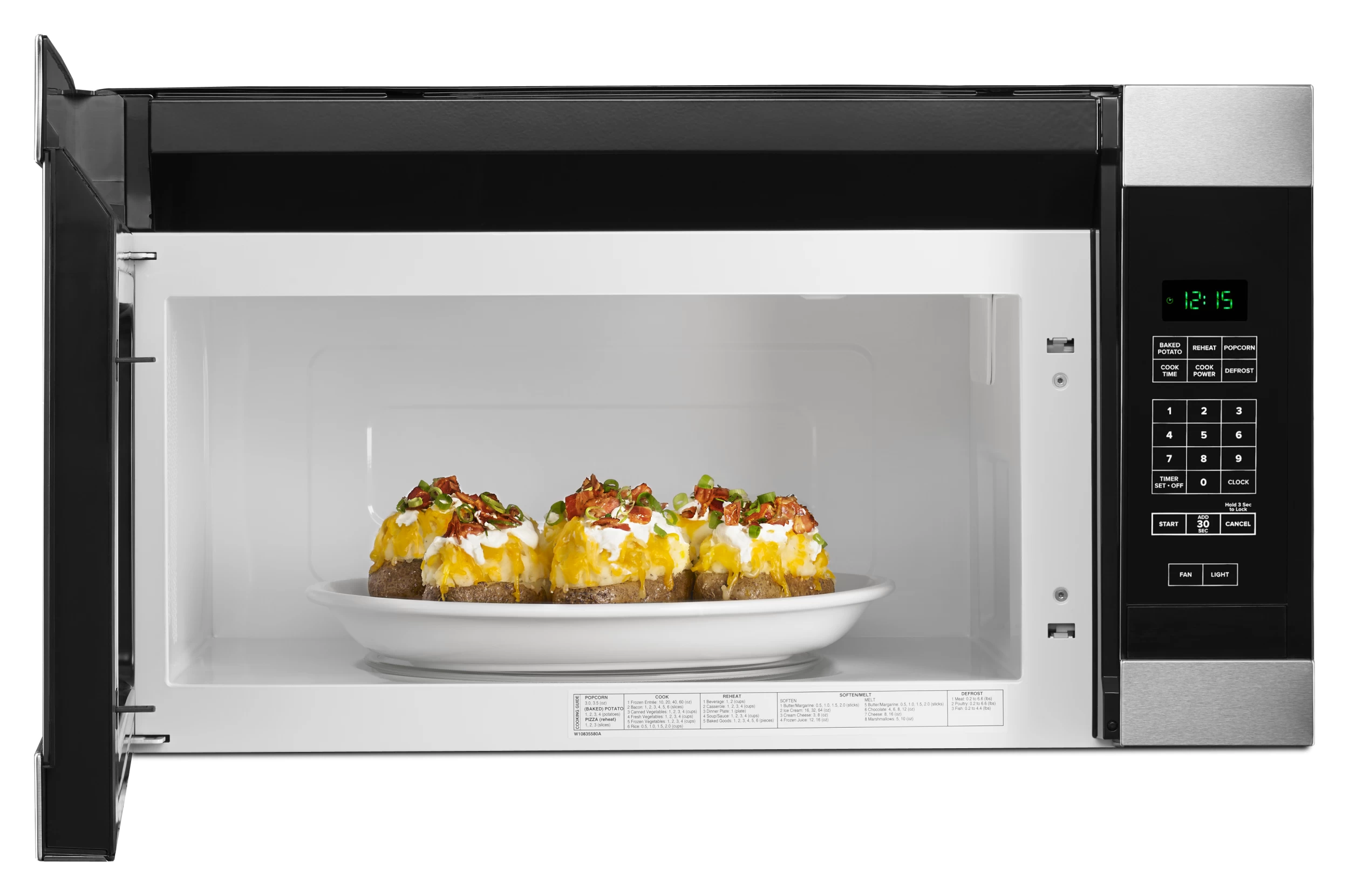 Amana® 1.6 Cu. Ft. Black On Stainless Over The Range Microwave 6 Amana® 1.6 Cu. Ft. Black On Stainless Over The Range Microwave - Image 4