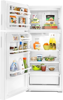 Amana® 14.3 Cu. Ft. White Top Freezer Refrigerator -Professional Kitchen Appliance Store art104tfdw2