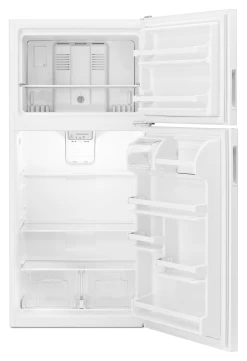 Amana® 30 In. 18.2 Cu. Ft. Stainless Steel Top Freezer Refrigerator -Professional Kitchen Appliance Store art318ffdw4 1