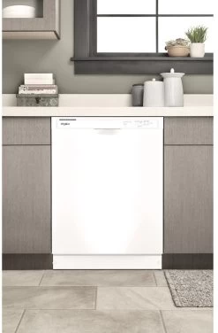 Whirlpool® 24" White Front Control Built In Dishwasher -Professional Kitchen Appliance Store b0405714 a93b 4093 bdae 3dfd44b6e238