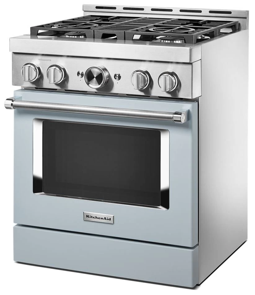 KitchenAid® 30" Misty Blue Smart Commercial-Style Gas Range 7 KitchenAid® 30" Misty Blue Smart Commercial-Style Gas Range - Image 5