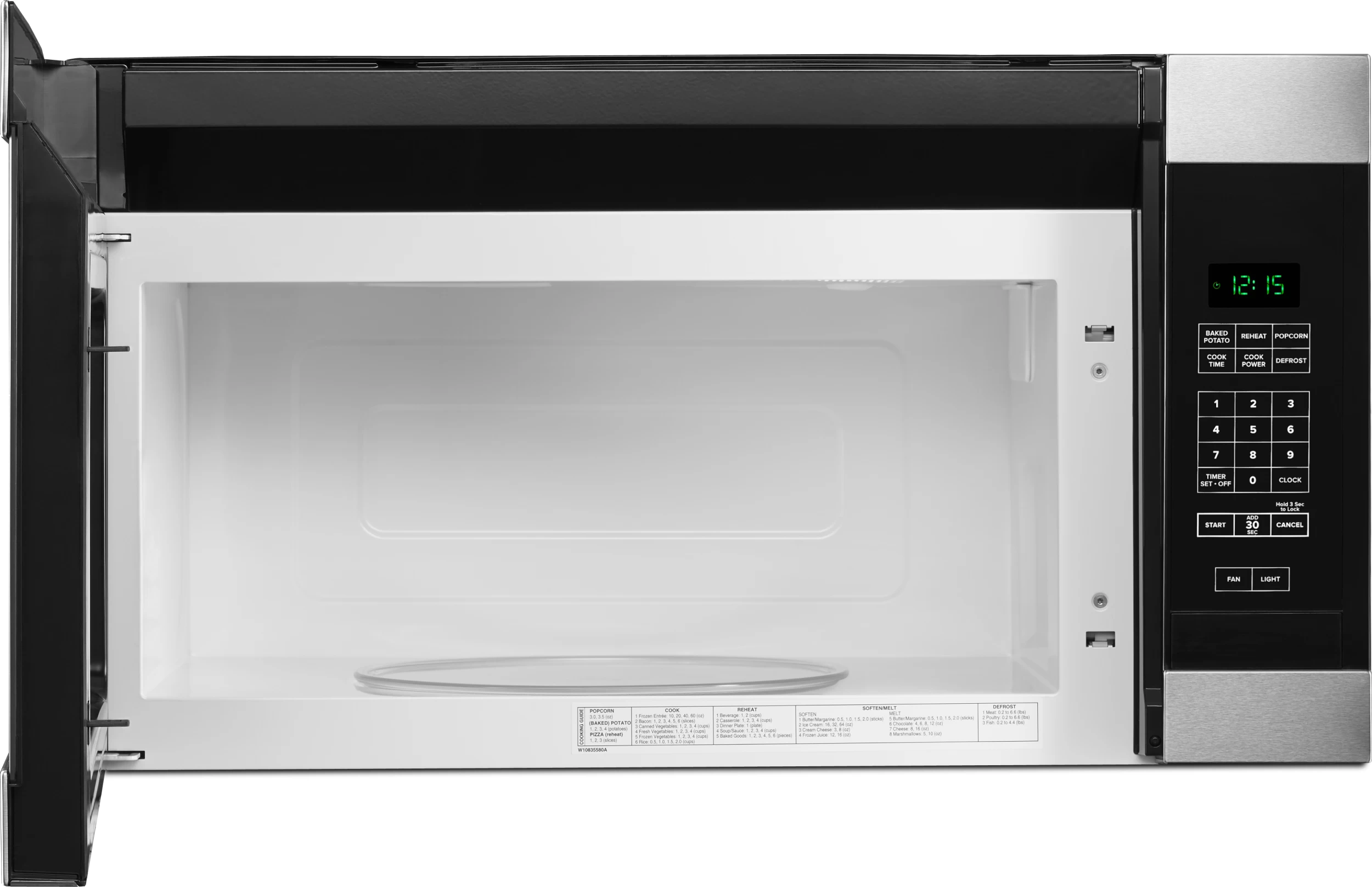 Amana® 1.6 Cu. Ft. Black On Stainless Over The Range Microwave 8 Amana® 1.6 Cu. Ft. Black On Stainless Over The Range Microwave - Image 6