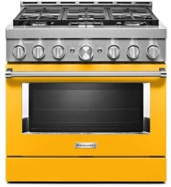 KitchenAid® 36" Yellow Pepper Smart Commercial-Style Gas Range 7 KitchenAid® 36" Yellow Pepper Smart Commercial-Style Gas Range -Professional Kitchen Appliance Store b51335ec daa5 44e4 97bb 8ef17600f286