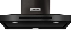 KitchenAid® 30" Black Stainless Steel With PrintShield™ Finish Wall Mount Ventilation