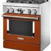 KitchenAid® 30" Scorched Orange Commercial-Style Free Standing Dual Fuel Range -Professional Kitchen Appliance Store b54085cf 463a 4259 aa26 4d9a57f0a3e1