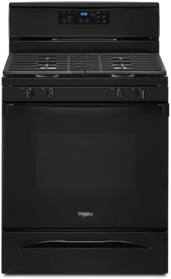 Whirlpool® 30" Black Freestanding Gas Range -Professional Kitchen Appliance Store b7cff066 438d 4664 ada0 8979d9dad484