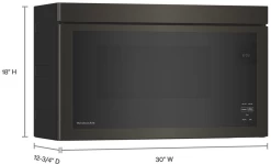 KitchenAid® 1.1 Cu. Ft. Stainless Steel Over The Range Microwave 21 KitchenAid® 1.1 Cu. Ft. Stainless Steel Over The Range Microwave -Professional Kitchen Appliance Store b8dfbd77 fee2 47b1 a960 2735a16beef2 1