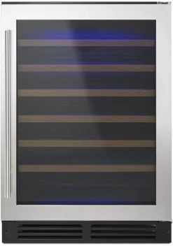 Whirlpool® 24" Black Stainless Steel Wine Cooler