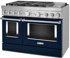 KitchenAid® 48" Ink Blue Commercial-Style Free Standing Dual Fuel Range With Griddle 7 KitchenAid® 48" Ink Blue Commercial-Style Free Standing Dual Fuel Range With Griddle -Professional Kitchen Appliance Store bf07d171 eb9b 4c44 b603 d808533e4bb5