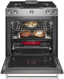 KitchenAid® 30" Stainless Steel Slide In Dual Fuel Range -Professional Kitchen Appliance Store c578db1b 240c 4c09 8442 d132c30a41ed
