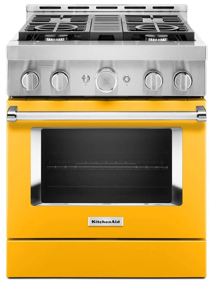 KitchenAid® 30" Yellow Pepper Smart Commercial-Style Gas Range 5 KitchenAid® 30" Yellow Pepper Smart Commercial-Style Gas Range - Image 3