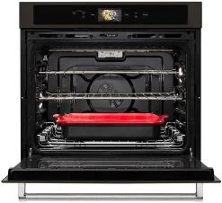 KitchenAid® 30" Black Stainless Steel With PrintShield™ Finish Smart Electric Built In Single Oven -Professional Kitchen Appliance Store cab0f733 bd96 40e7 9ad7 4076f1b4d403