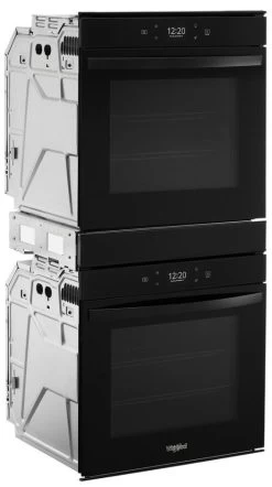 Whirlpool® 24" Black Double Electric Wall Oven -Professional Kitchen Appliance Store cc2e5821 38e8 470f aec9 4dd4dec4fff3