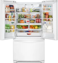 Whirlpool® 33 In. 22.1 Cu. Ft. White Freestanding French Door Refrigerator -Professional Kitchen Appliance Store cd3a2759 856e 499d ac2d f357f3388108