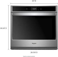 Whirlpool® 30" Stainless Steel Electric Built In Single Oven -Professional Kitchen Appliance Store ce0fc019 44e9 48e4 af5d 348b1d161114