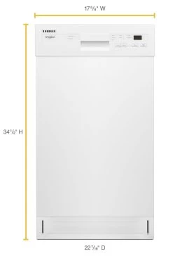 Whirlpool® 18" White Built In Dishwasher 14 Whirlpool® 18" White Built In Dishwasher -Professional Kitchen Appliance Store ceb2ba24 db94 449a 8d69 c63b9e181292