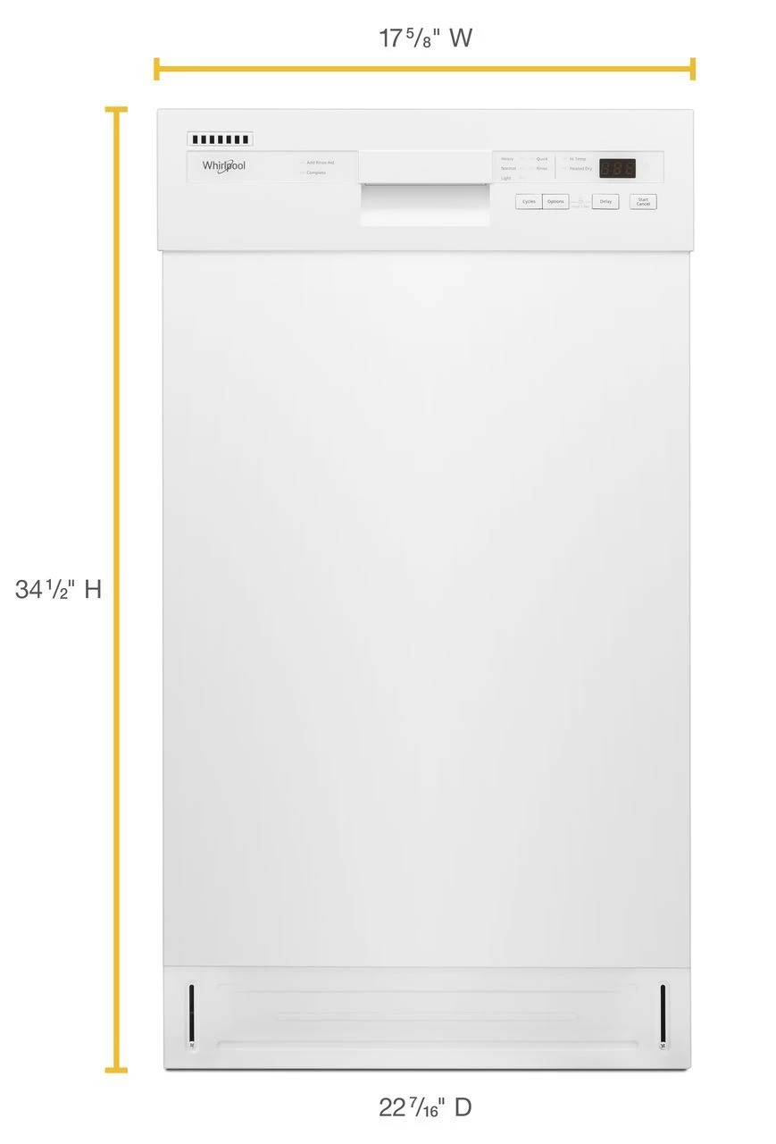 Whirlpool® 18" White Built In Dishwasher 8 Whirlpool® 18" White Built In Dishwasher - Image 6