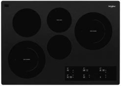 Whirlpool® 30" Black Electric Cooktop -Professional Kitchen Appliance Store cec8e28d 6f7c 4bc0 8730 3ada211818b7