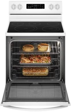 Whirlpool® 30" Freestanding Electric Range-White -Professional Kitchen Appliance Store cec96f9d 57b6 4642 88a9 02107cd66976