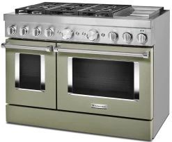 KitchenAid® 48" Avocado Cream Commercial-Style Free Standing Dual Fuel Range With Griddle 10 KitchenAid® 48" Avocado Cream Commercial-Style Free Standing Dual Fuel Range With Griddle -Professional Kitchen Appliance Store ceebd373 7979 406d a9ba b038ef0b475e