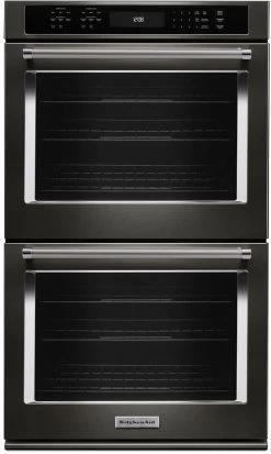 KitchenAid® 27" Black Stainless Steel With PrintShield™ Finish Electric Built In Double Oven -Professional Kitchen Appliance Store cefefd66 ef39 4867 8aea 34c9c40a42e8