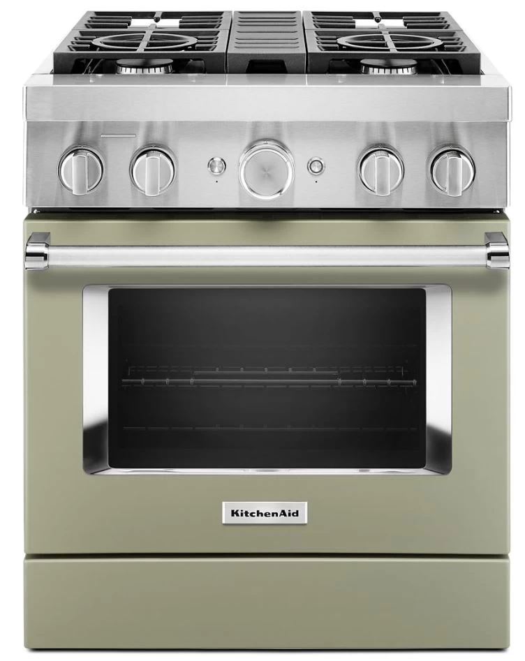 KitchenAid® 30" Avocado Cream Commercial-Style Free Standing Dual Fuel Range 8 KitchenAid® 30" Avocado Cream Commercial-Style Free Standing Dual Fuel Range - Image 6