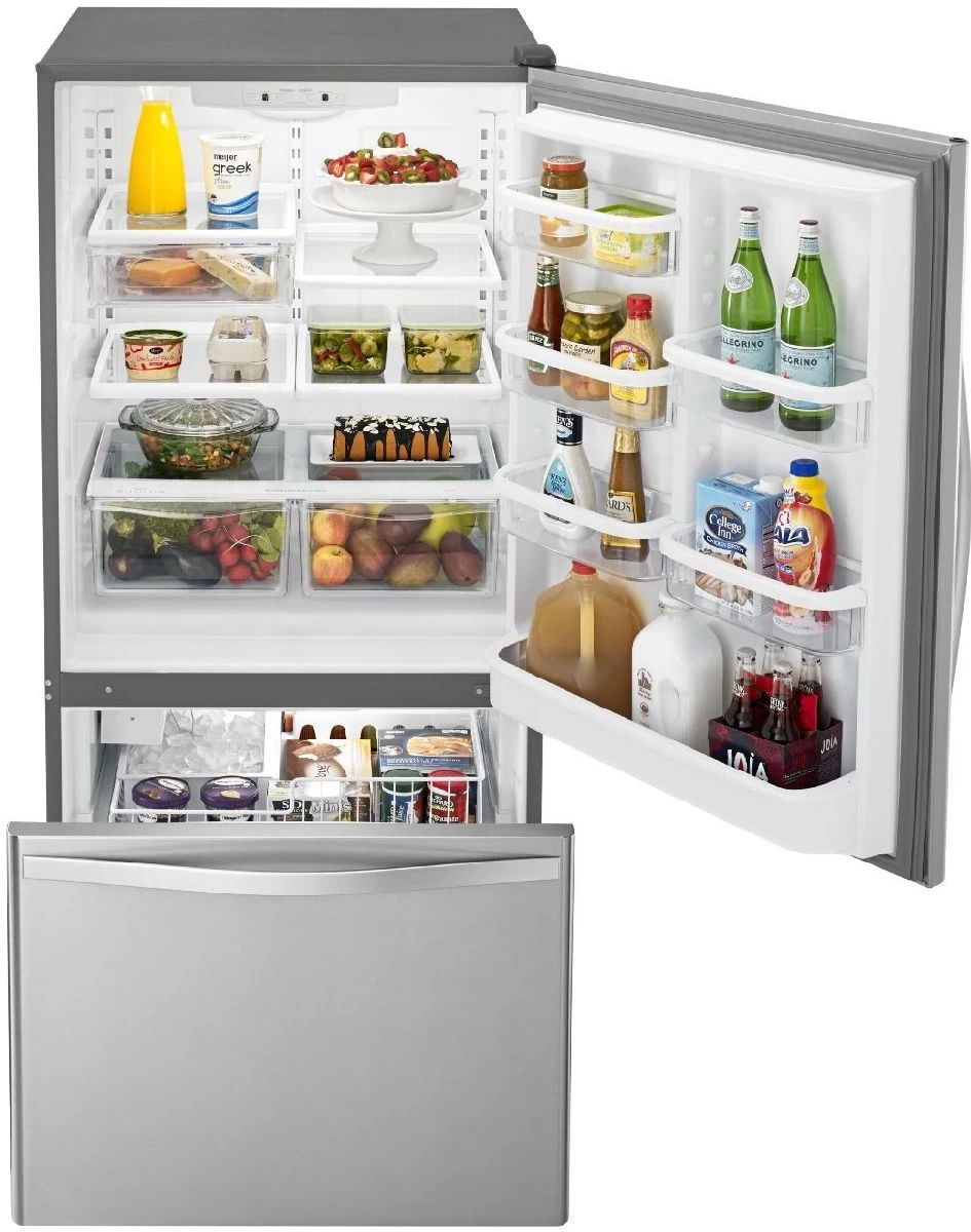 Whirlpool® Gold® 33 In. 22.1 Cu. Ft. Stainless Steel Bottom Freezer Refrigerator 8 Whirlpool® Gold® 33 In. 22.1 Cu. Ft. Stainless Steel Bottom Freezer Refrigerator - Image 6