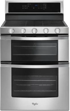 Whirlpool® 30" Stainless Steel Gas Built In Double Oven Range -Professional Kitchen Appliance Store d10ba33f 2af2 473d 8415 e4cd0d99d893