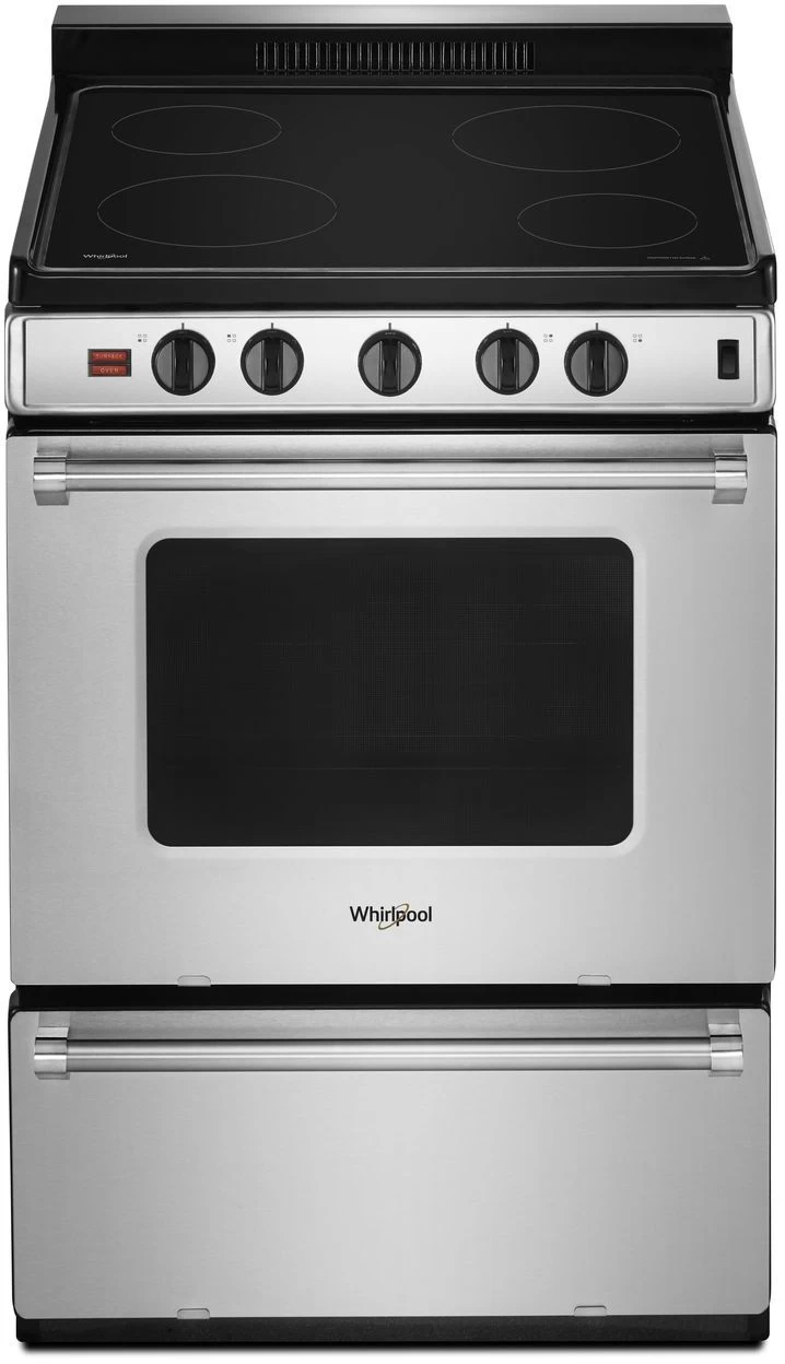 Whirlpool® 24" Stainless Steel Free Standing Electric Range 5 Whirlpool® 24" Stainless Steel Free Standing Electric Range - Image 3