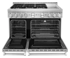 KitchenAid® 48" Stainless Steel Commercial Style Freestanding Gas Range 17 KitchenAid® 48" Stainless Steel Commercial Style Freestanding Gas Range -Professional Kitchen Appliance Store d2184dfc aa34 49d9 8ec8 c5a3551f114c