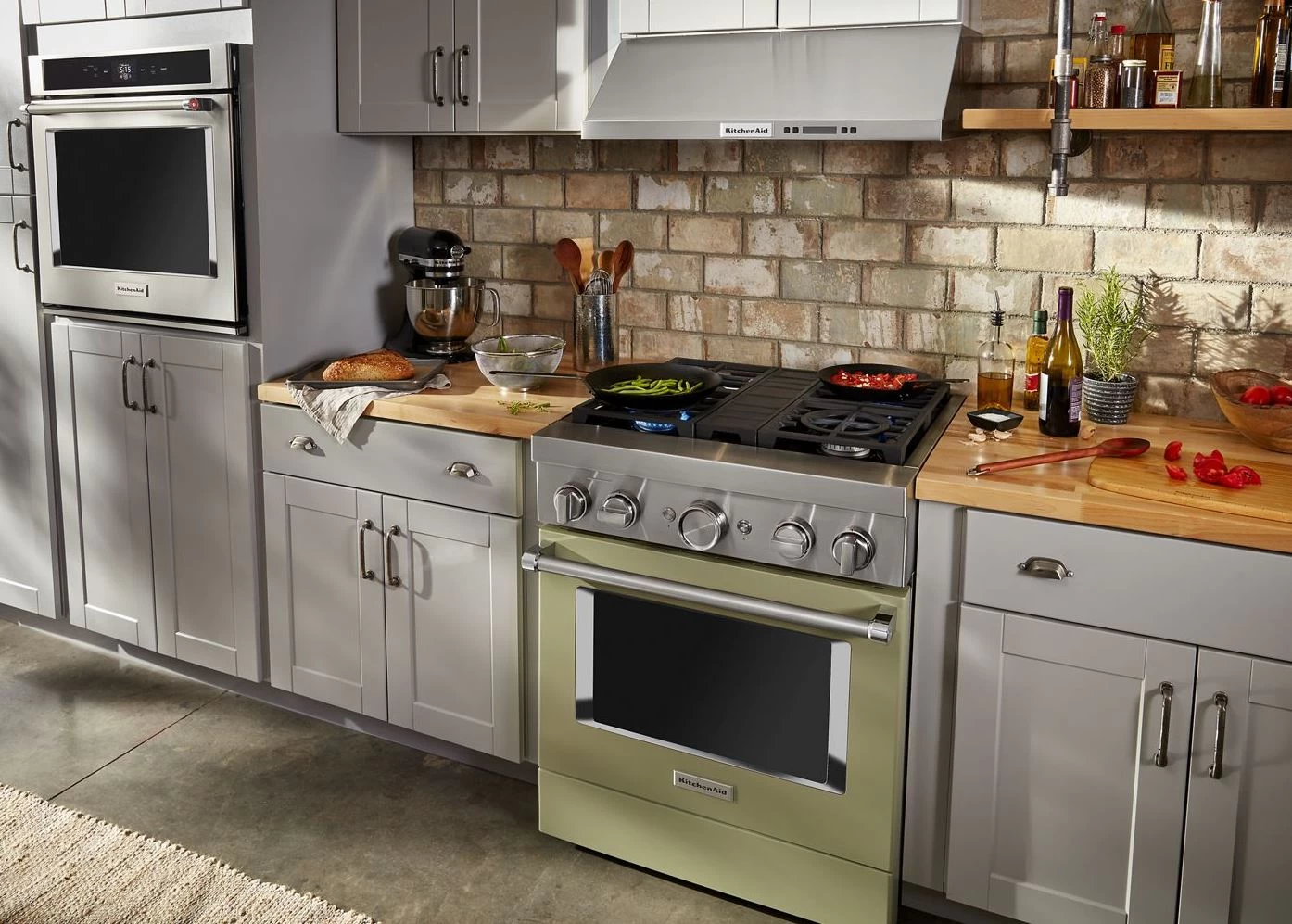 KitchenAid® 30" Avocado Cream Commercial-Style Free Standing Dual Fuel Range 6 KitchenAid® 30" Avocado Cream Commercial-Style Free Standing Dual Fuel Range - Image 4