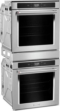 KitchenAid® 24" FingerPrint Resistant Stainless Steel Double Electric Wall Oven