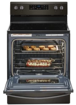 Whirlpool® 30" Black Stainless Free Standing Electric Range -Professional Kitchen Appliance Store d5683059 78ad 43fc a409 8a496ef30f7d