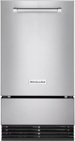 KitchenAid® 18" Stainless Steel With PrintShield™ Finish Automatic Ice Maker