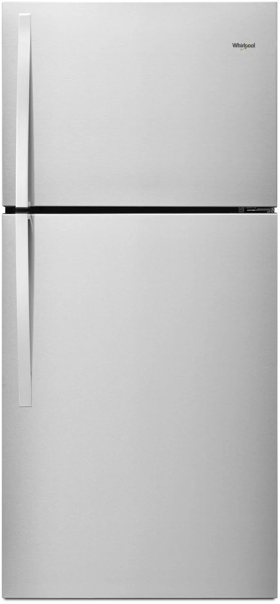 Whirlpool® 30 In. 19.2 Cu. Ft. Monochromatic Stainless Steel Top Freezer Refrigerator 4 Whirlpool® 30 In. 19.2 Cu. Ft. Monochromatic Stainless Steel Top Freezer Refrigerator - Image 2