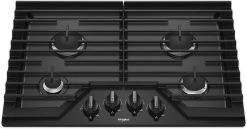 Whirlpool® 30" Black Gas Cooktop 12 Whirlpool® 30" Black Gas Cooktop -Professional Kitchen Appliance Store daa571fe 1a46 4331 af78 3256db3e62b8 2