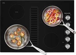 KitchenAid® 30" Stainless Steel Electric Downdraft Cooktop -Professional Kitchen Appliance Store dad7a33c 177d 48df b625 e5bf0e0a3152