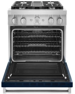 KitchenAid® 30" Ink Blue Commercial-Style Free Standing Dual Fuel Range -Professional Kitchen Appliance Store db9a01cf 804f 44c6 aabf a1f5be620df3