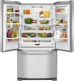 Maytag® 25.2 Cu. Ft. Fingerprint Resistant Stainless Steel French Door Refrigerator -Professional Kitchen Appliance Store de1eb8a6 8bbb 4209 bd67 b7d30d8d06d1