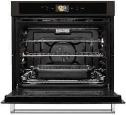 KitchenAid® 30" Black Stainless Steel With PrintShield™ Finish Smart Electric Built In Single Oven