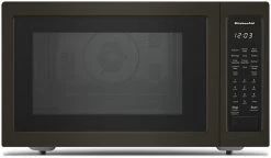 KitchenAid® 1.5 Cu. Ft. Black Stainless Steel With PrintShield™ Finish Countertop Convection Microwave