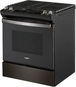 Whirlpool® 30" Black Stainless Freestanding Gas Range -Professional Kitchen Appliance Store e3d3a40e 56b6 40b3 81bb 74e0cc0d444f