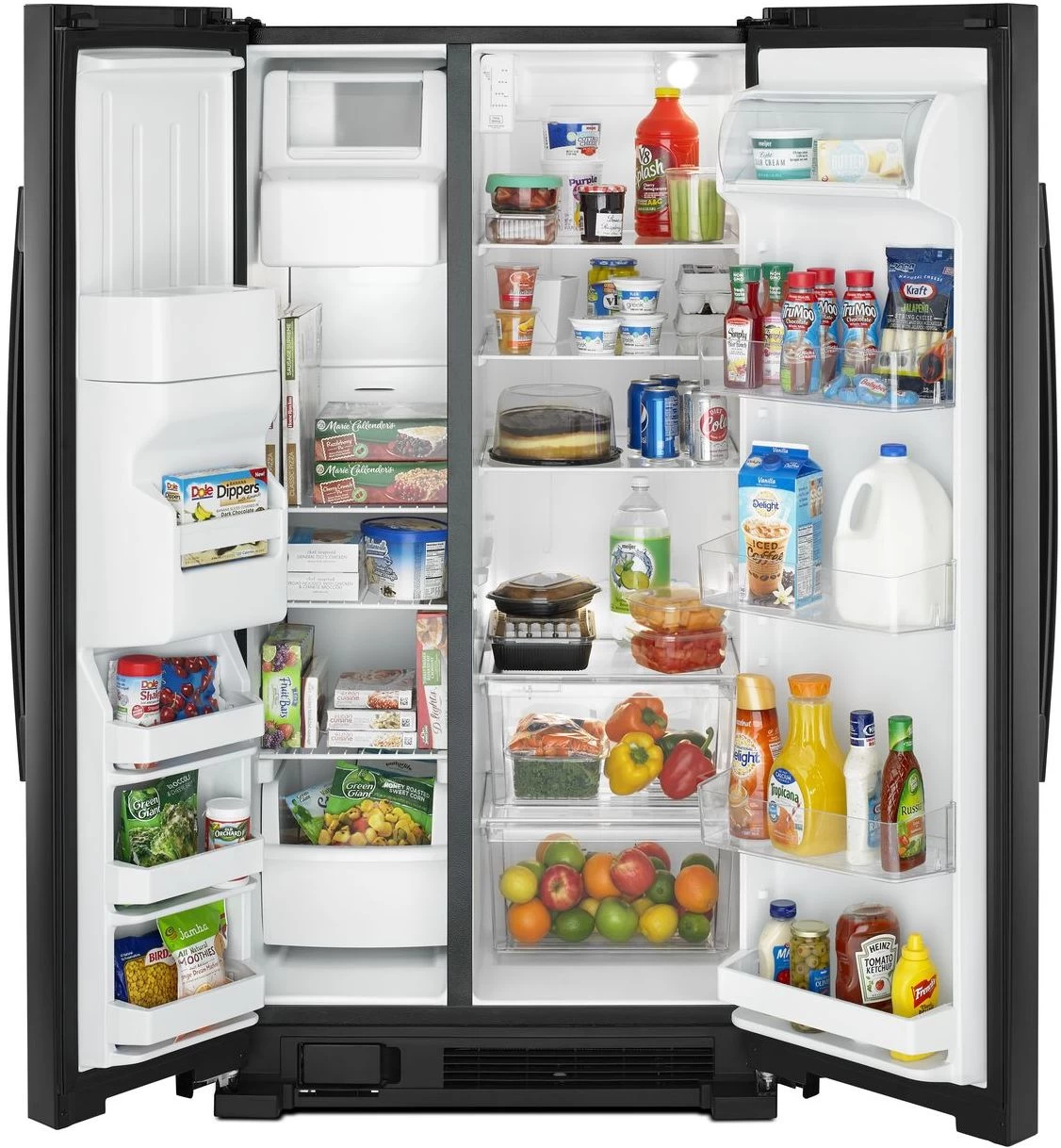 Amana® 21.41 Cu. Ft. Black Side-By-Side Refrigerator 6 Amana® 21.41 Cu. Ft. Black Side-By-Side Refrigerator - Image 4