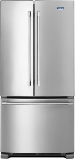 Maytag® 33 In. 22.11 Cu. Ft. FingerPrint Resistant Stainless Steel French Door Refrigerator -Professional Kitchen Appliance Store e62194a0 25b5 423d b161 c1c02dab67f7