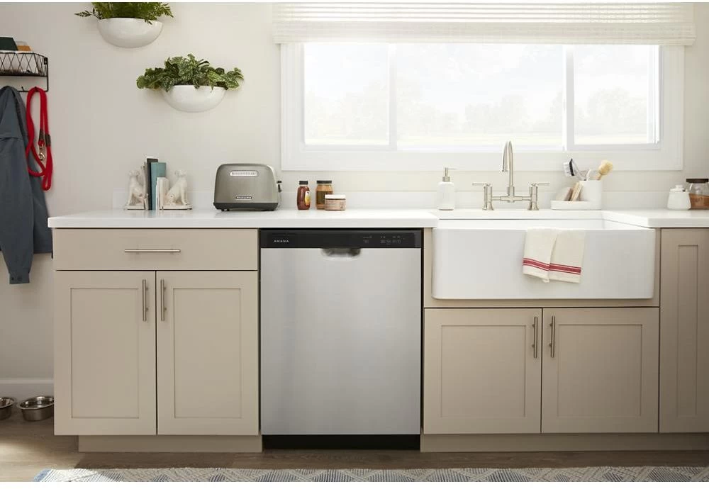 Amana® 24" Stainless Steel Front Control Built In Dishwasher