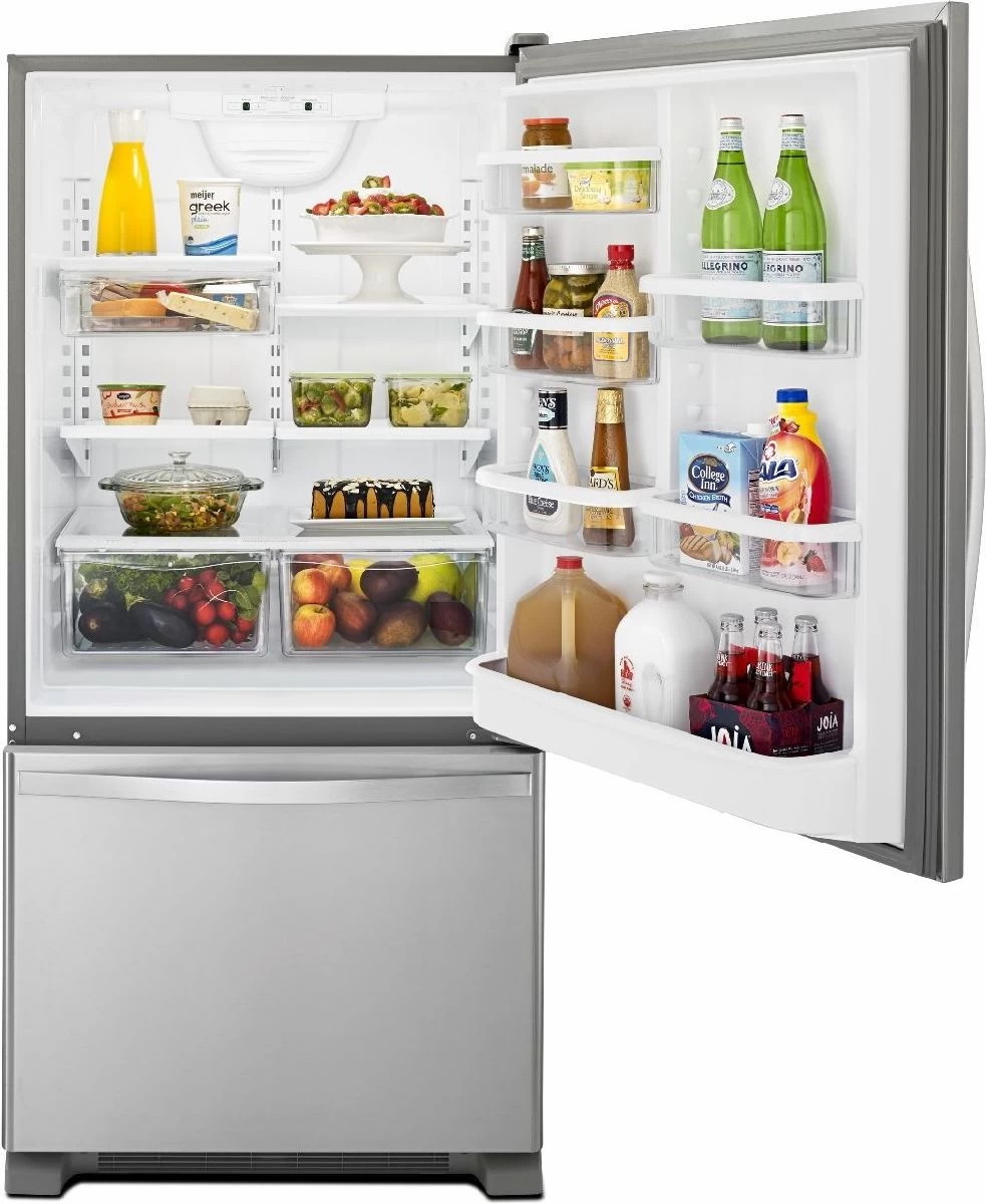 Whirlpool® Gold® 33 In. 22.1 Cu. Ft. Stainless Steel Bottom Freezer Refrigerator 3 Whirlpool® Gold® 33 In. 22.1 Cu. Ft. Stainless Steel Bottom Freezer Refrigerator