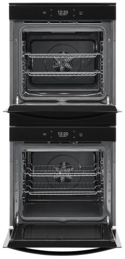 Whirlpool® 24" Black Double Electric Wall Oven -Professional Kitchen Appliance Store eb04a191 8470 4e45 9b22 5274933f210a