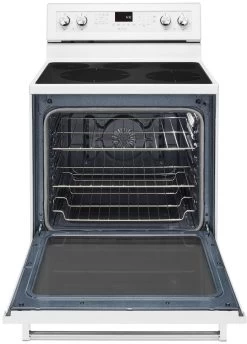 KitchenAid® 30" White Free Standing Electric Convection Range -Professional Kitchen Appliance Store ee08c9a9 d206 49a7 aa63 76564d56e87c