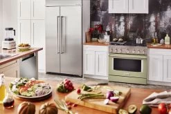 KitchenAid® 36" Avocado Cream Commercial-Style Free Standing Dual Fuel Range -Professional Kitchen Appliance Store f8748a6e 769e 440e 8801 c0594808cb1b